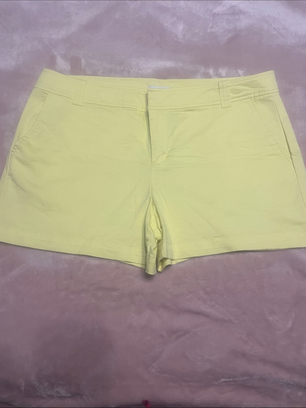 Yellow Women Shorts